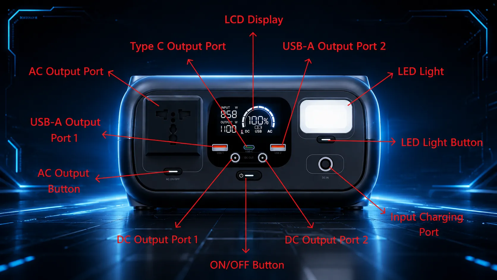 Portable Power Station Internals